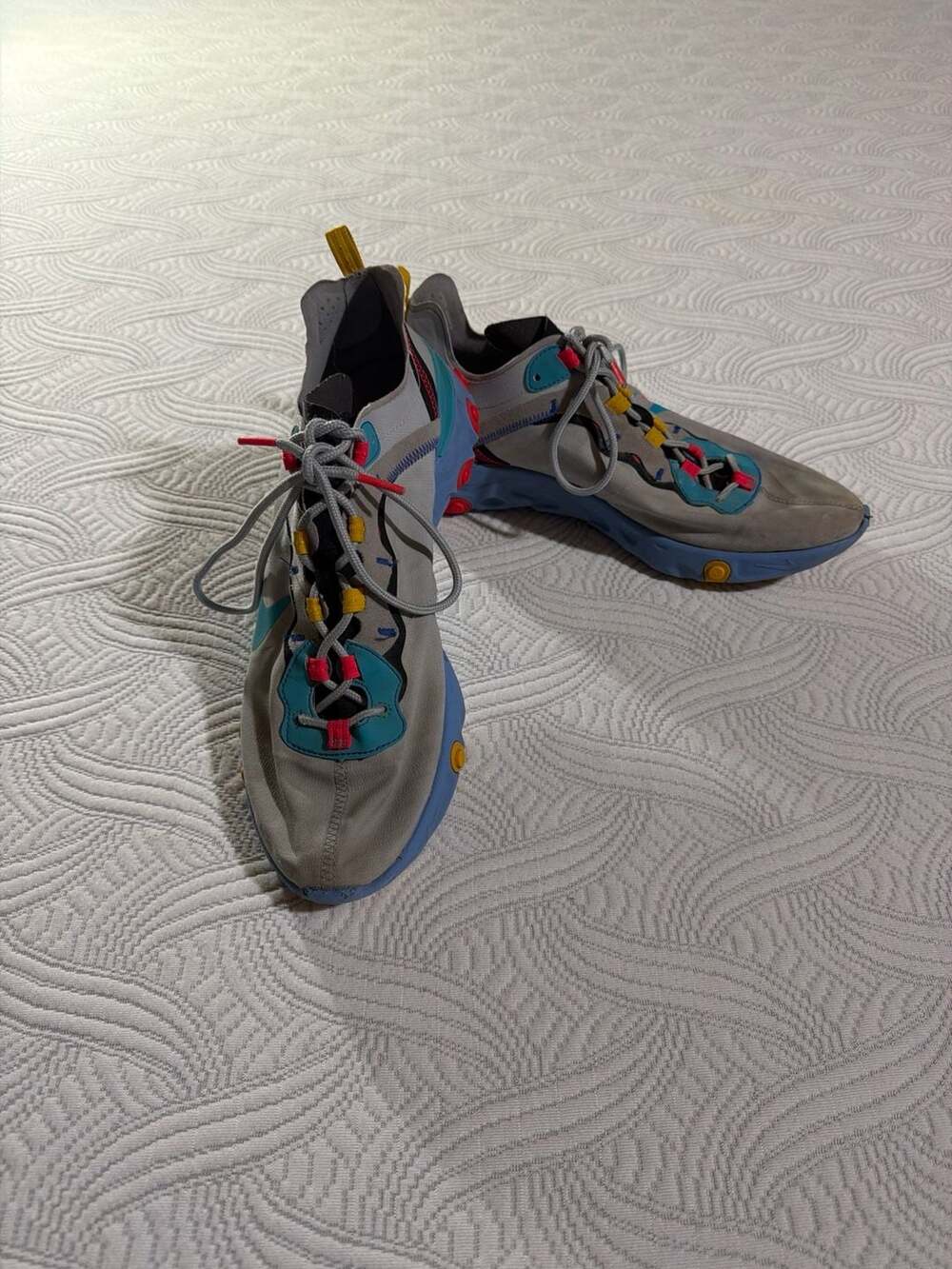 Nike React Element 55 Teal Nebula Wolf Grey Size 11